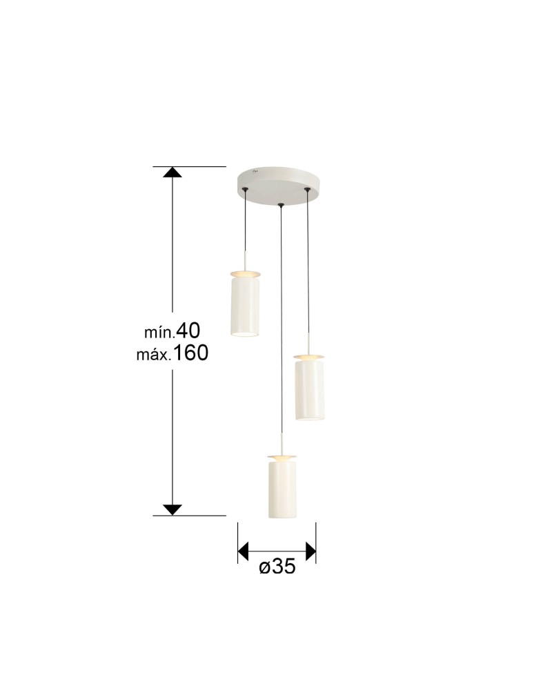 ALFARA- LAMPARA 3L CREMA